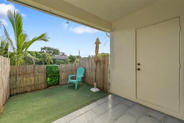 a view of outdoor space and porch