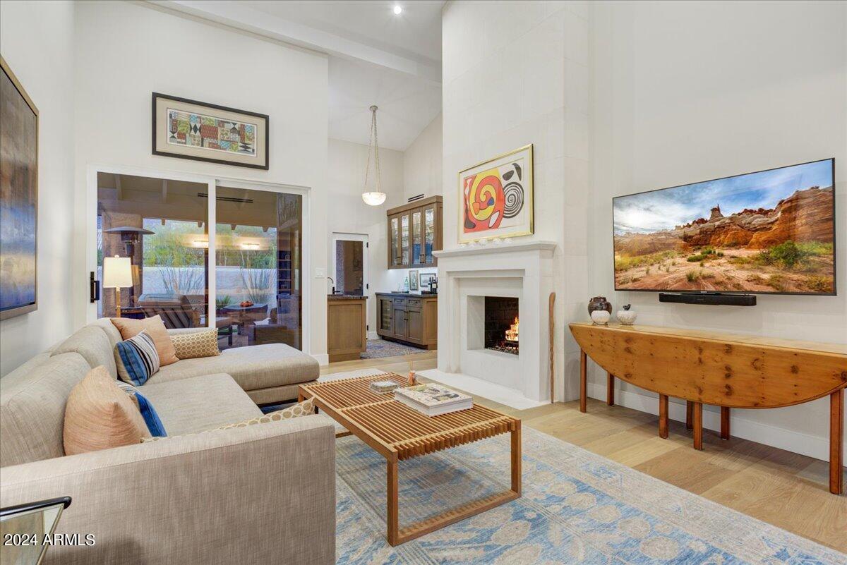 4436 East Camelback Road, Unit 35 Phoenix, AZ 85018 - Photo 15 of 37 Family Room w Camelback Views