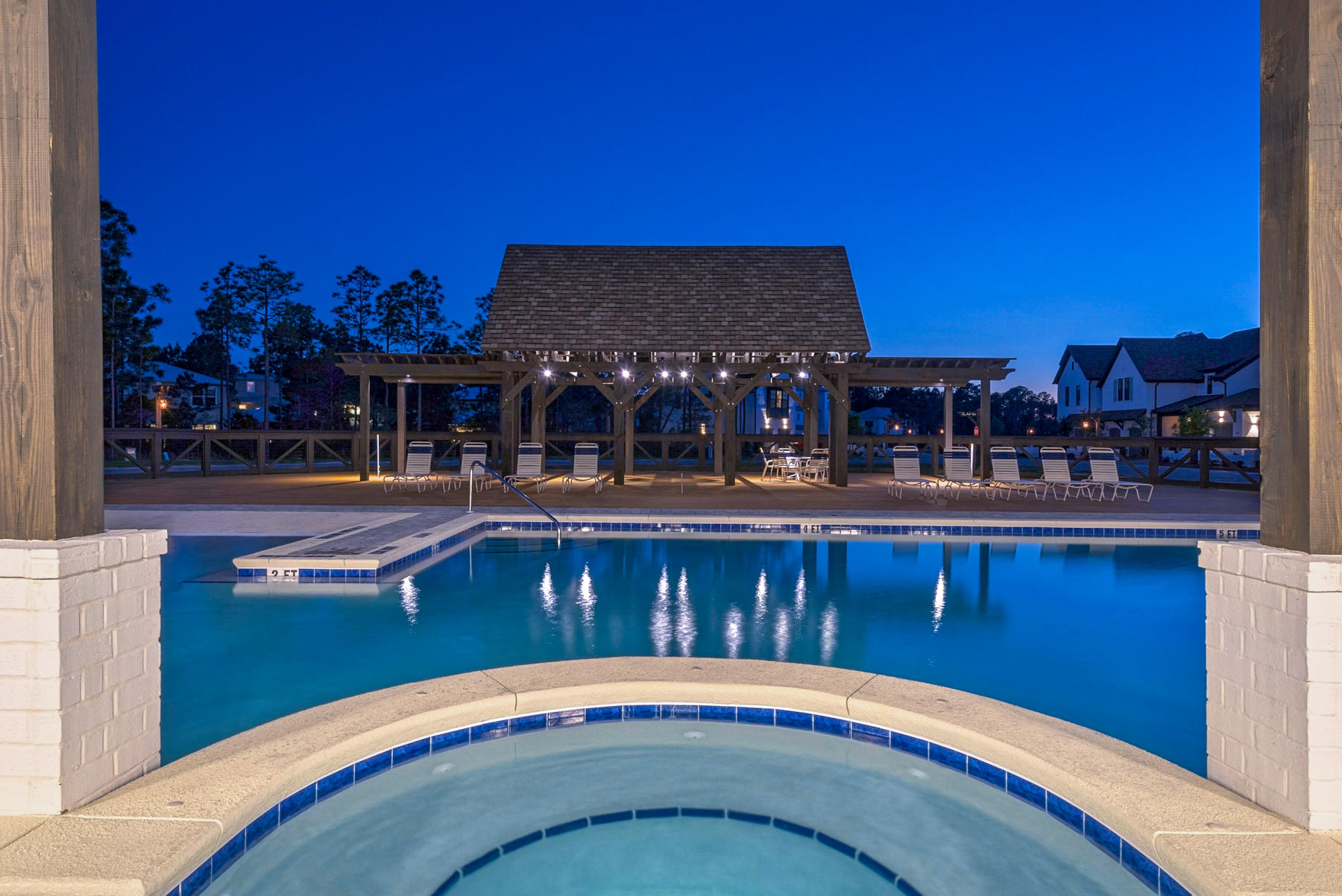 285 Ridgewalk Circle Santa Rosa Beach, FL 32459 - Photo 22 of 33 a front view of a house with a swimming pool