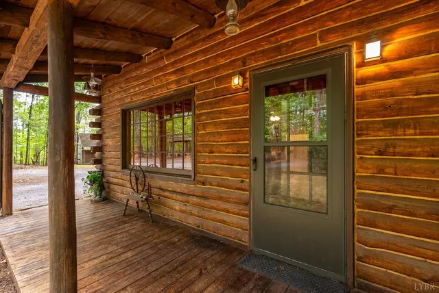 a view of outdoor space and deck