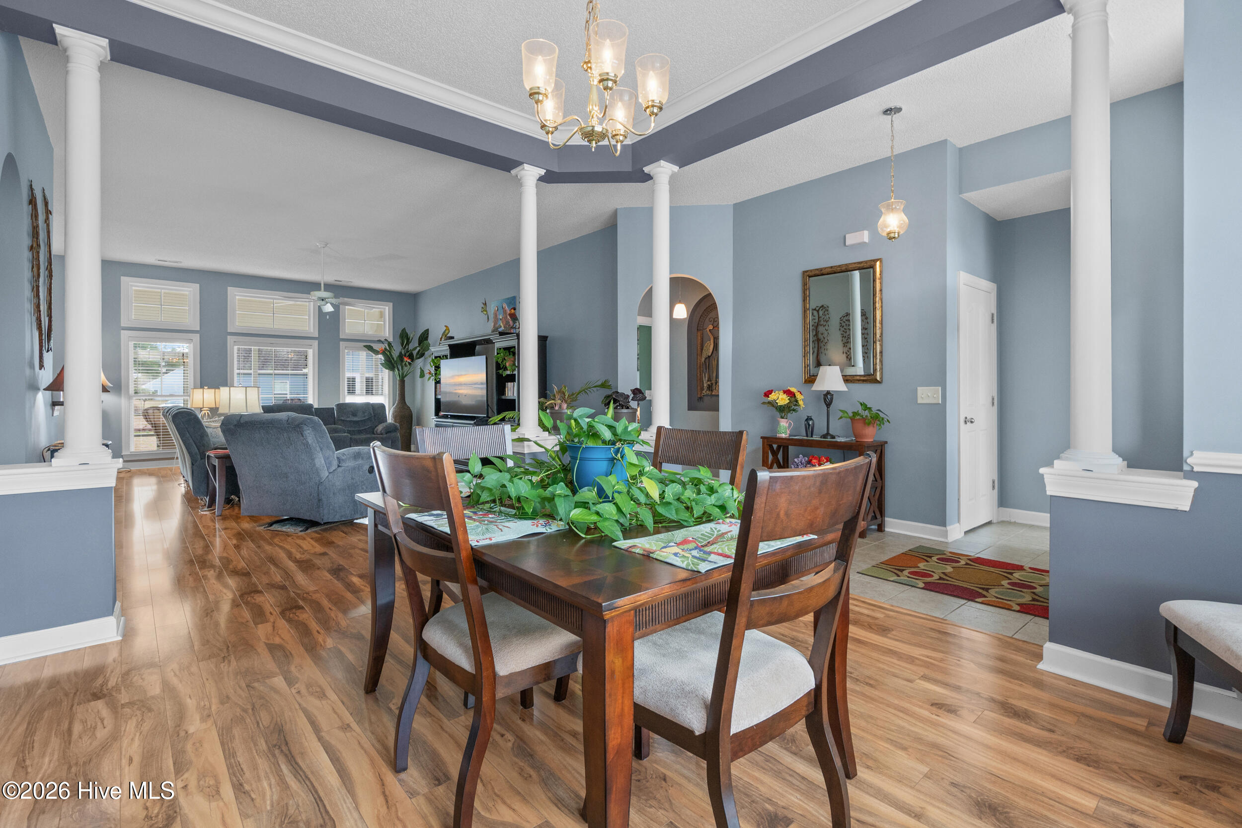 1013 Meadowlands Trail Calabash, NC 28467 - Photo 15 of 41 Right off the kitchen and living area is the formal dining area which is open and bright.