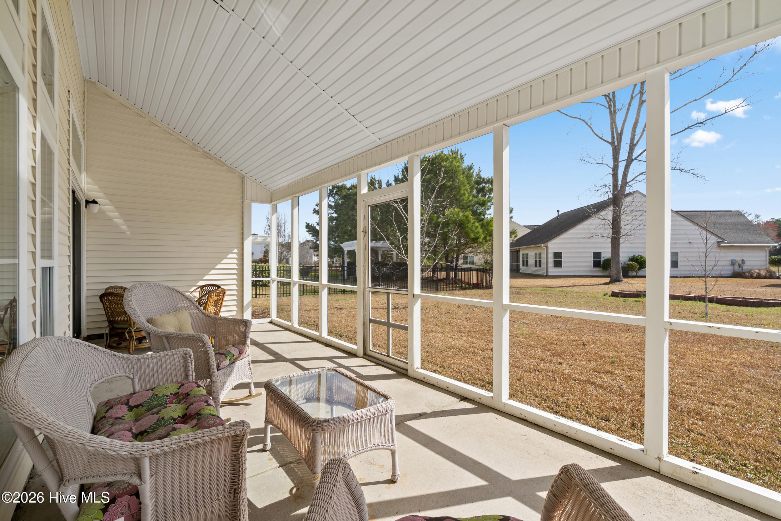 1013 Meadowlands Trail Calabash, NC 28467 - Photo 26 of 41 Screened In Rear Porch