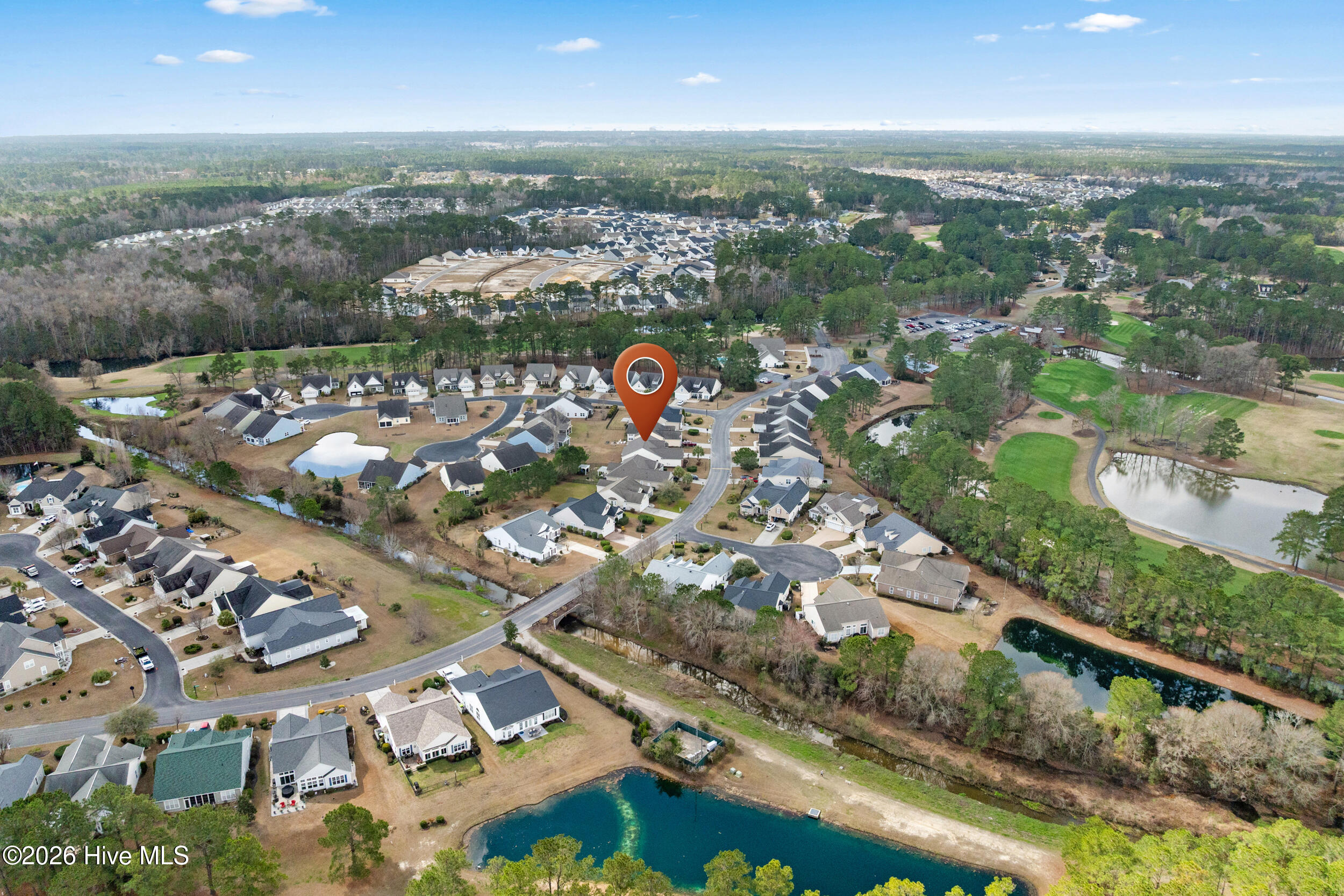 1013 Meadowlands Trail Calabash, NC 28467 - Photo 31 of 41 The red pin is 1013 Meadowlands Trail.