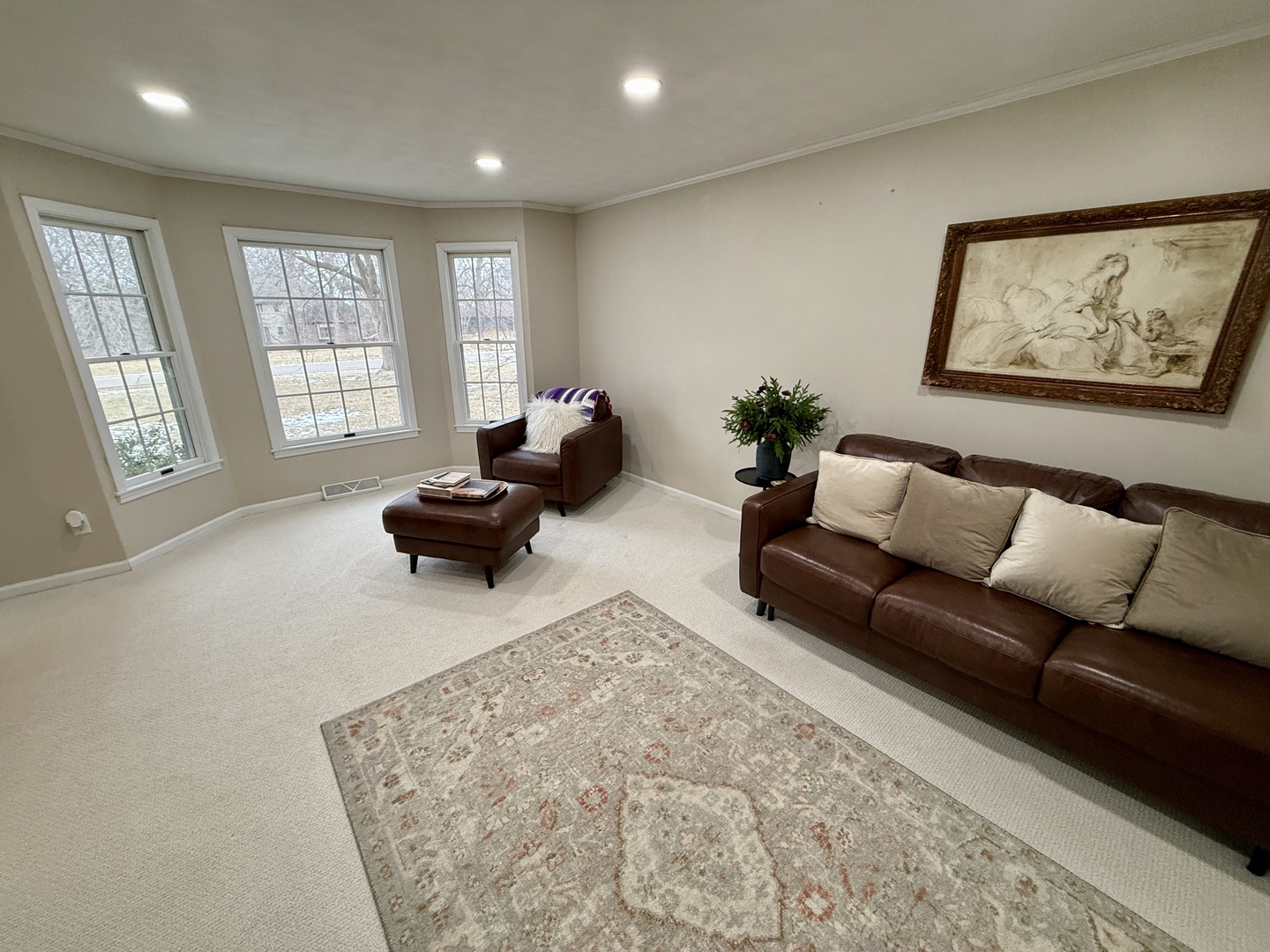 10151 East Hickory Ridge Drive Rochelle, IL 61068 - Photo 3 of 31 a living room with furniture and a large window