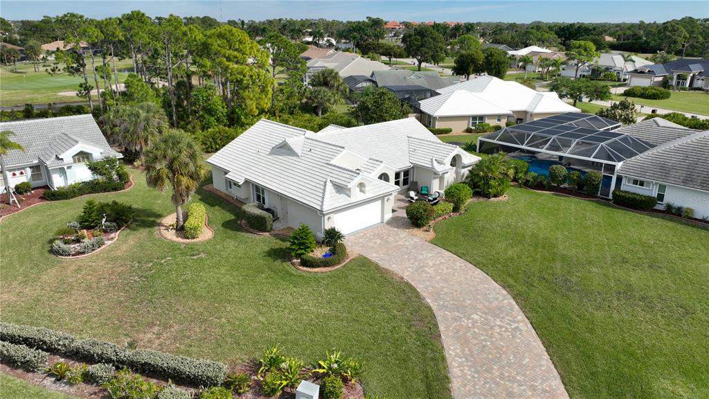 5010 Sable Key Circle Punta Gorda, FL 33955 - Photo 41 of 41 an aerial view of a house with garden space and street view