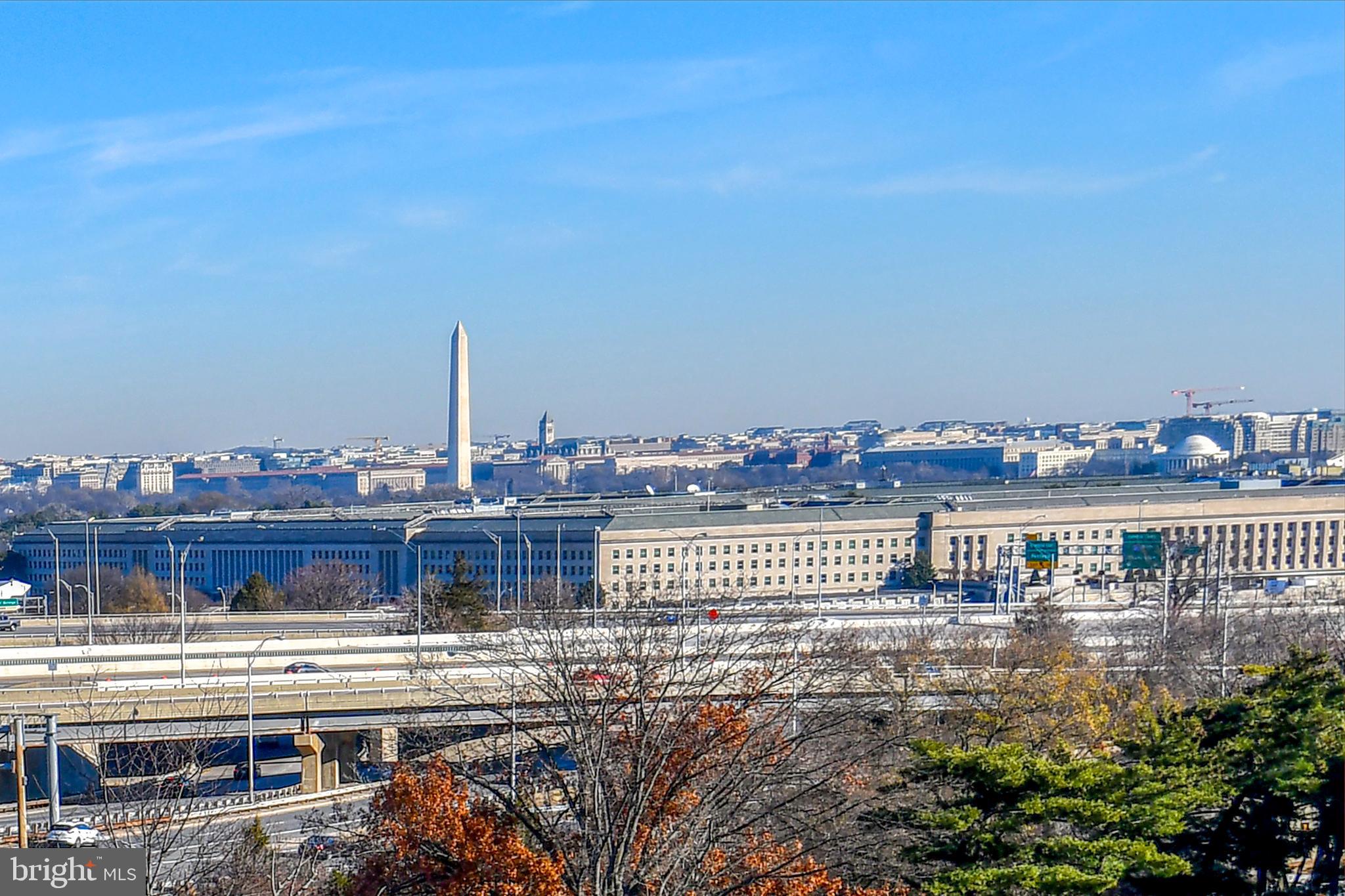 1101 South Arlington Ridge Road, Unit 316 Arlington, VA 22202 - Photo 54 of 75 View of D>C> from living and dining balconies