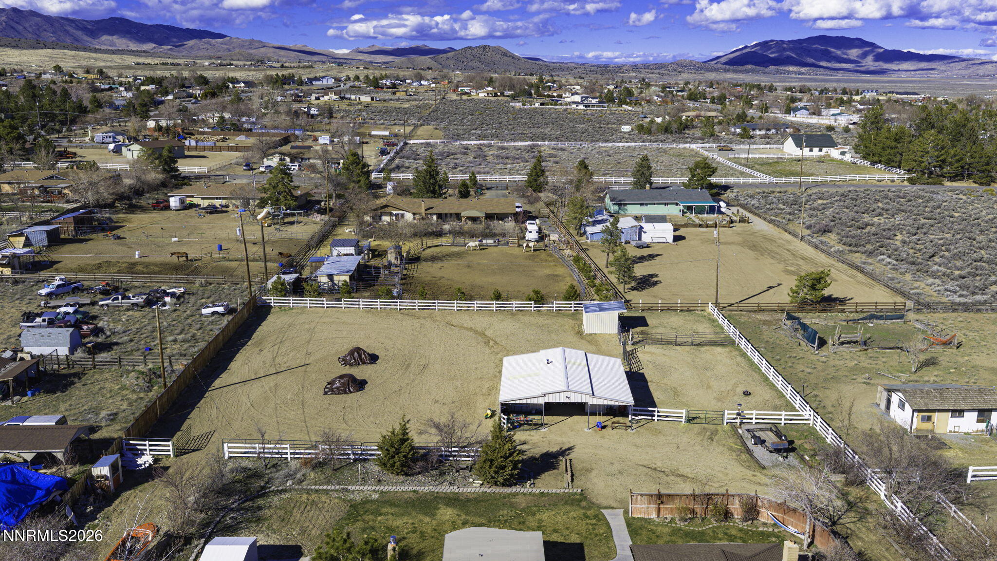 10585 Silver Knolls Boulevard Reno, NV 89508 - Photo 32 of 50 an aerial view of residential houses with outdoor space