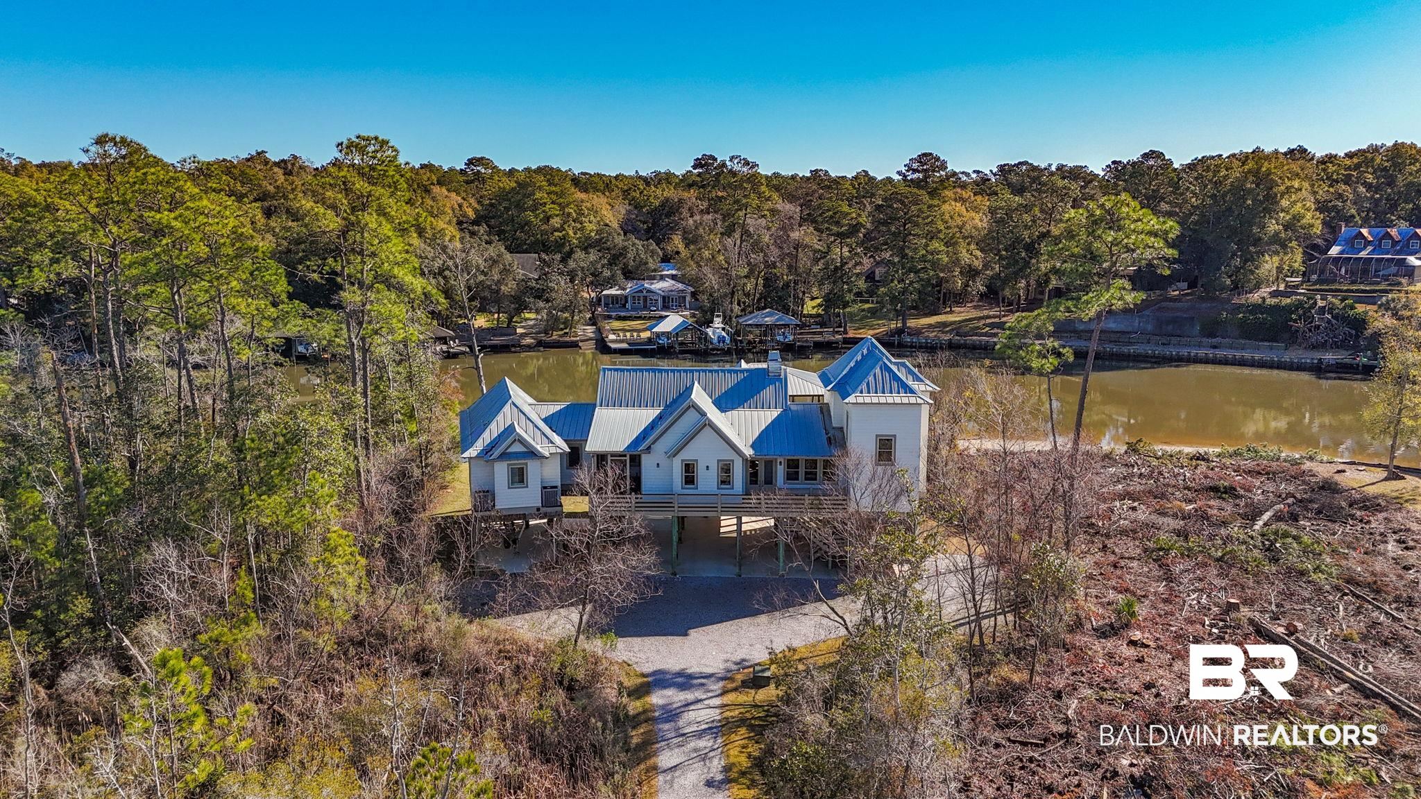 15020 River Road Fairhope, AL 36532 - Photo 55 of 59 Aerial view with a water view