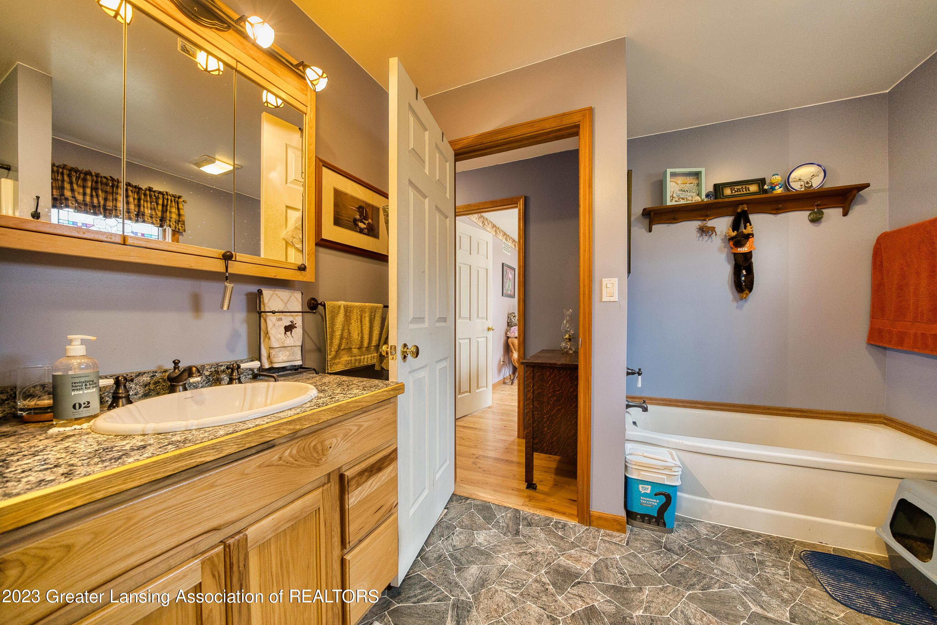 5925 North Burkhart Road Howell, MI 48855 - Photo 21 of 42 Second Bathroom