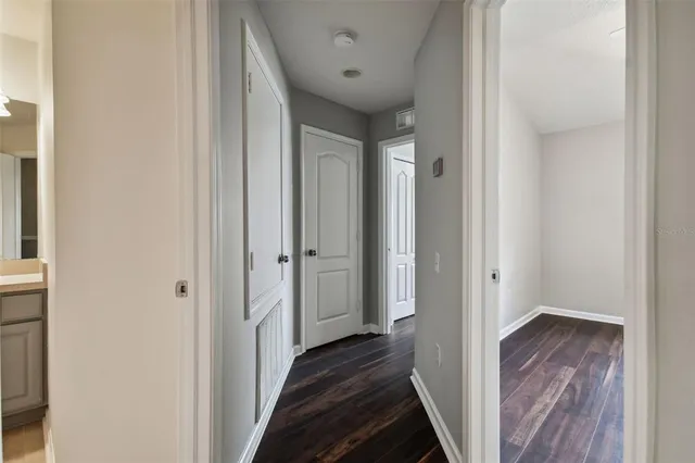 a view of a walk in closet