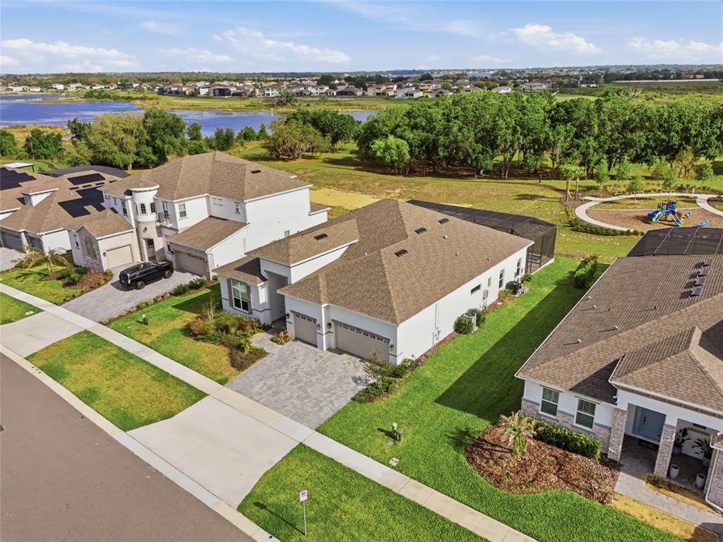 16071 Barkly Rdg Court Winter Garden, FL 34787 - Photo 5 of 31 an aerial view of residential houses with outdoor space and river