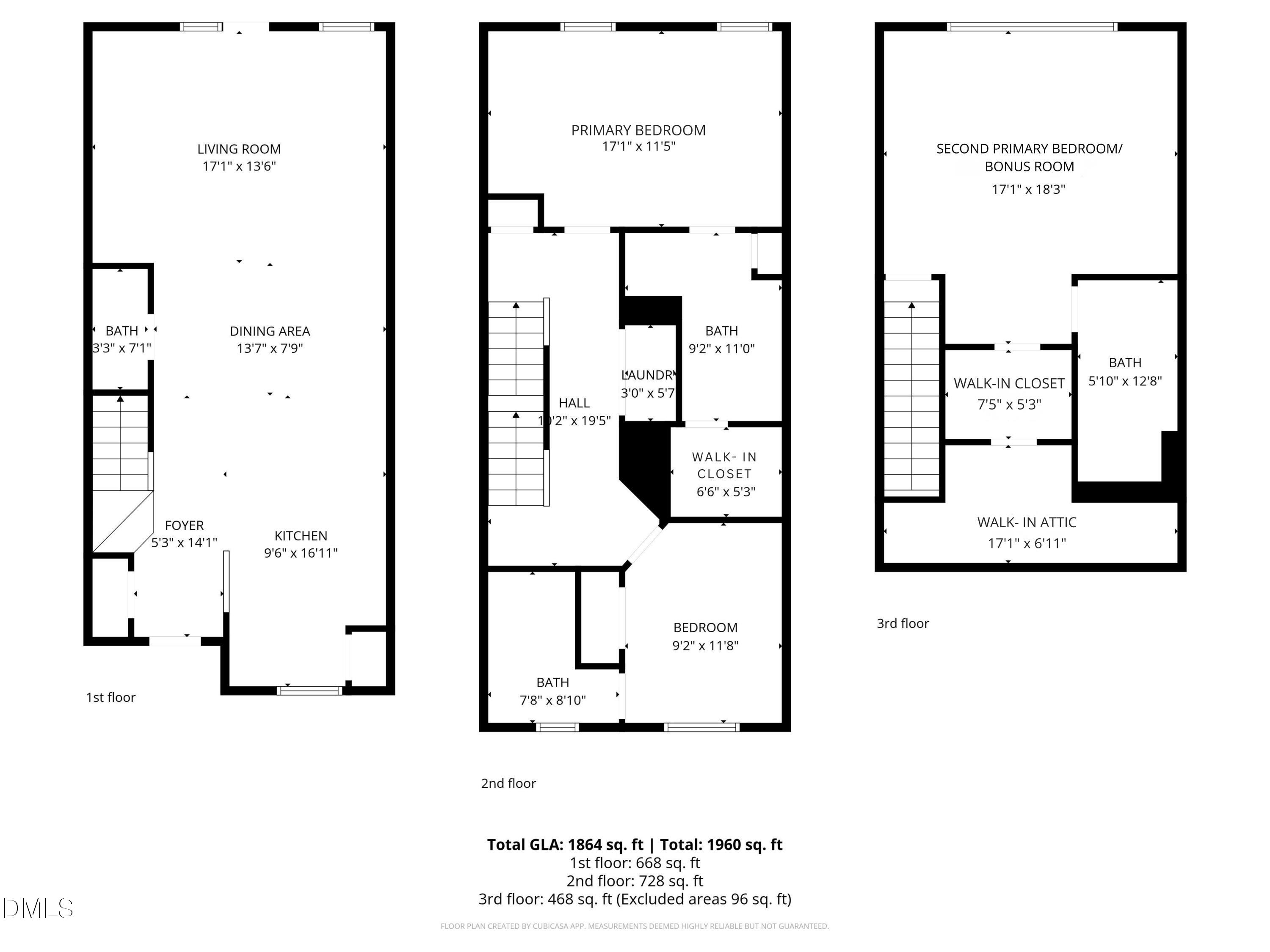 6212 Pesta Court Raleigh, NC 27612 - Photo 52 of 52 FLOORPLAN