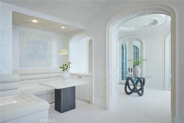 a bathroom with a bathtub a sink and a mirror