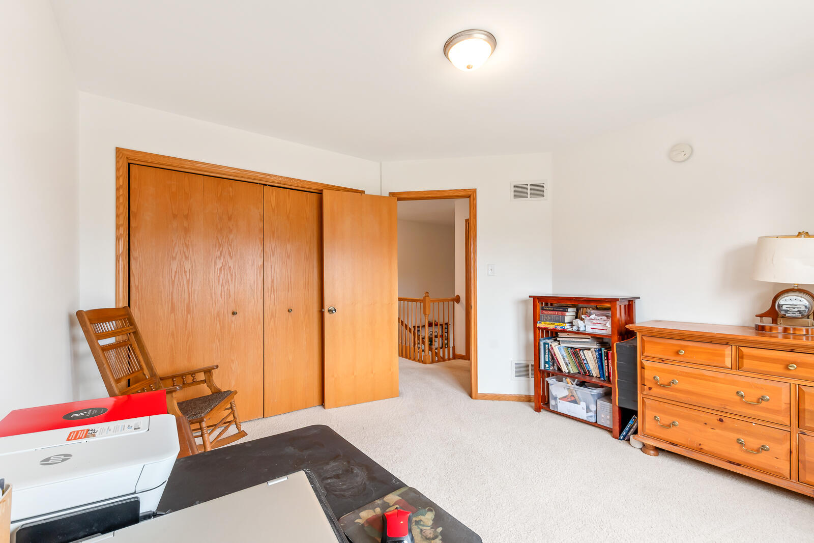 15437 98th Place Dyer, IN 46311 - Photo 13 of 19 a bedroom with a bed and wooden floor