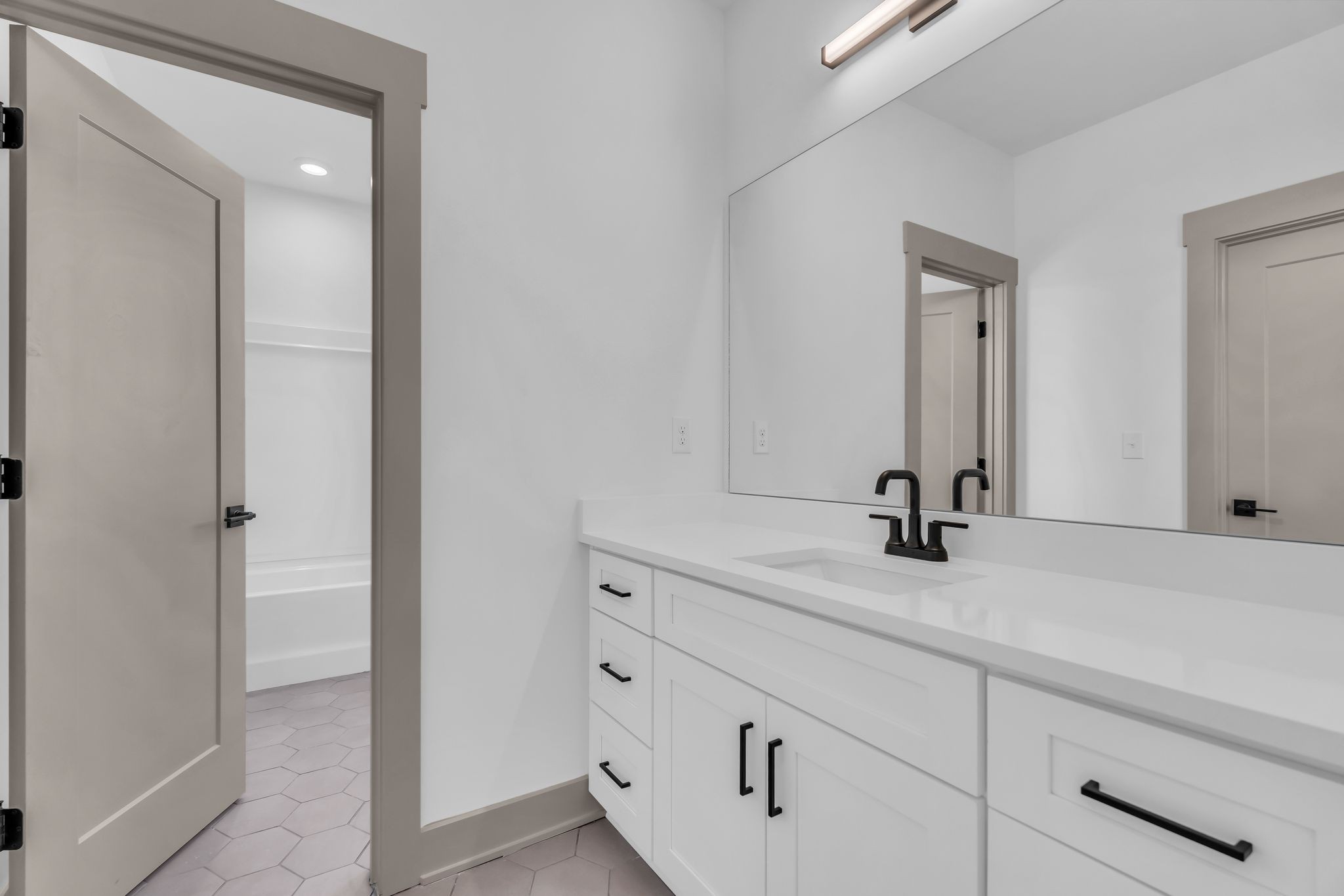 5414 Old Salem Road Rockvale, TN 37153 - Photo 24 of 34 a bathroom with a sink and a mirror