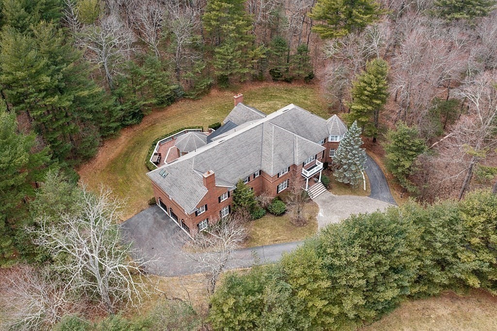 451 Wellesley Street Weston, MA 02493 - Photo 2 of 41 an aerial view of a house with outdoor space