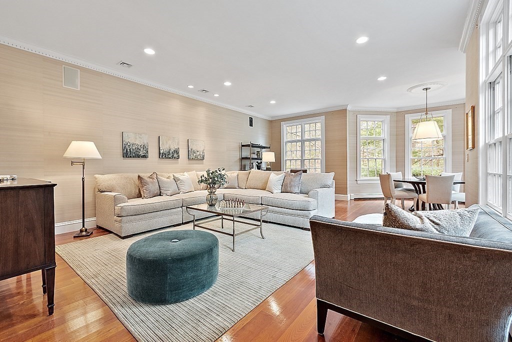 451 Wellesley Street Weston, MA 02493 - Photo 7 of 41 a living room with furniture and a large window