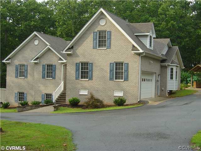 2128 Flint Hill Road Powhatan, VA 23139 - Photo 1 of 12 Exterior Front - ALL BRICK/2.6 ACRES/3CAR GARAGE!!