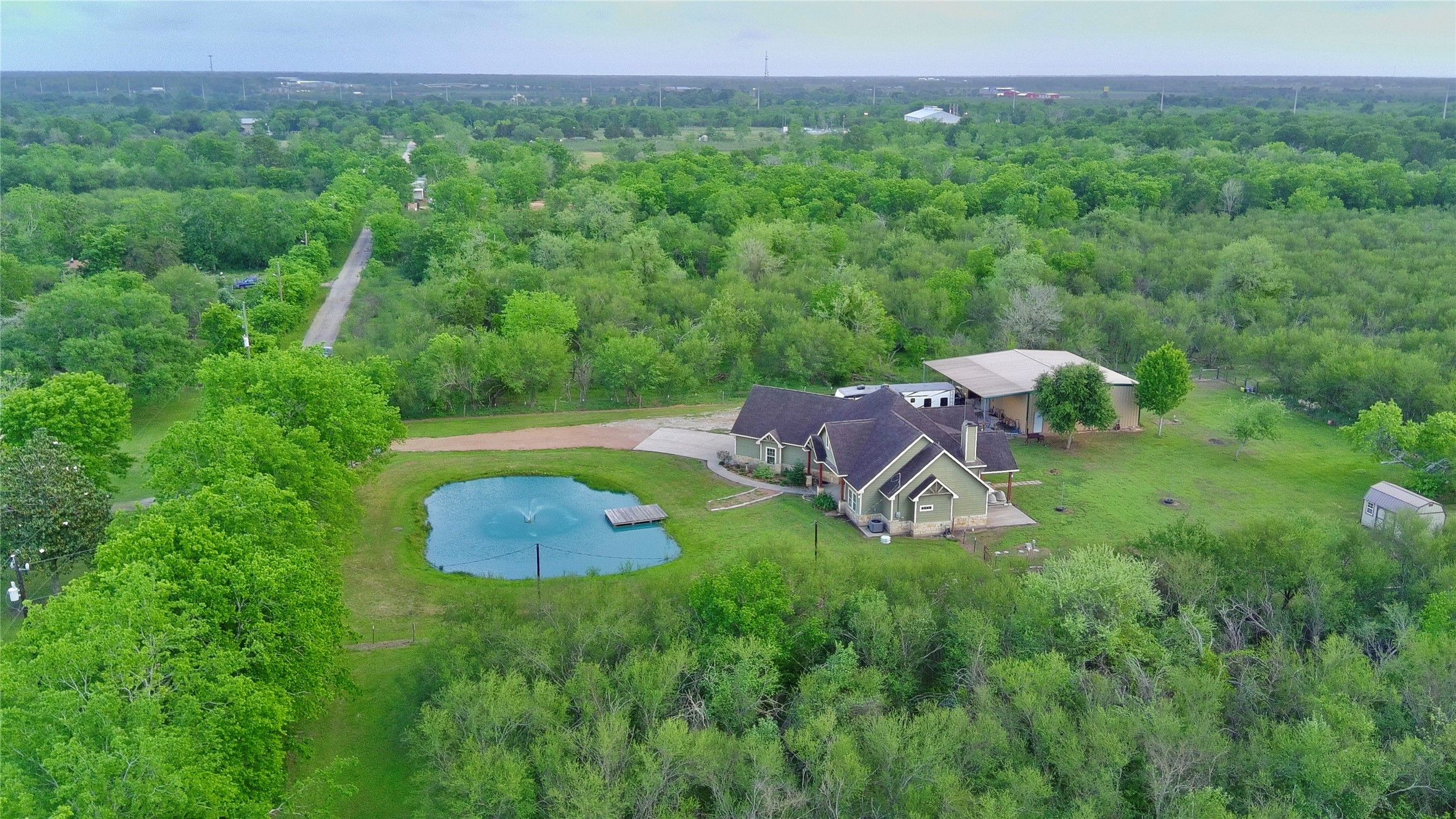 2015 Skrivanek Road Sealy, TX 77474 - Photo 4 of 38 Secluded and very private with all the wooded lots surrounding the property.