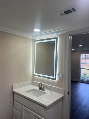 a room with a window