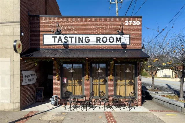 a sign on the side of a building