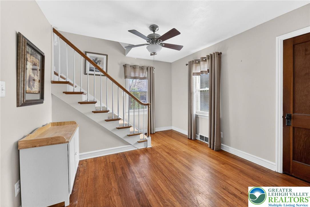 5370 Hanoverville Road Bethlehem, PA 18017 - Photo 5 of 24 a view of entryway and hall with wooden floor