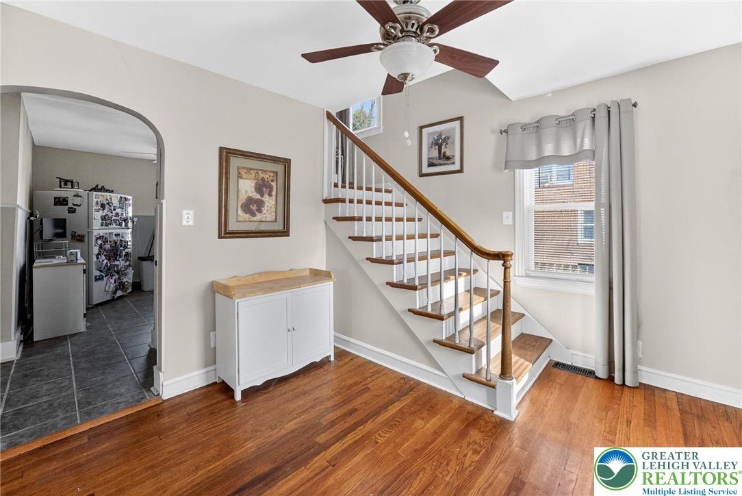 5370 Hanoverville Road Bethlehem, PA 18017 - Photo 6 of 24 a view of entryway and hall with wooden floor