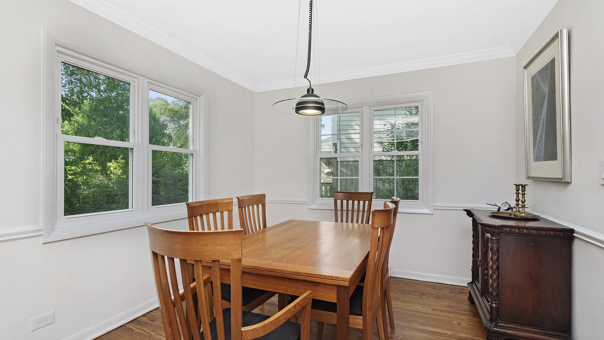 1809 Winnetka Road Northfield, IL 60093 - Photo 8 of 27 a view of a dining room with furniture window and outside view