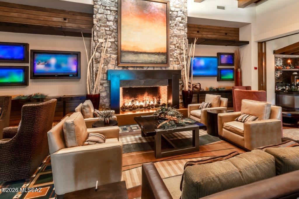 60995 East Shale Road Oracle, AZ 85623 - Photo 35 of 50 Fireside TV Lounge