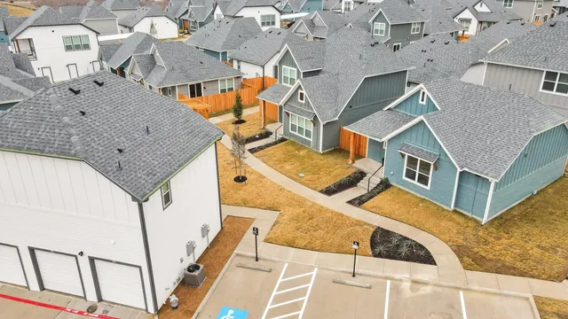 a backyard of a house with seating space