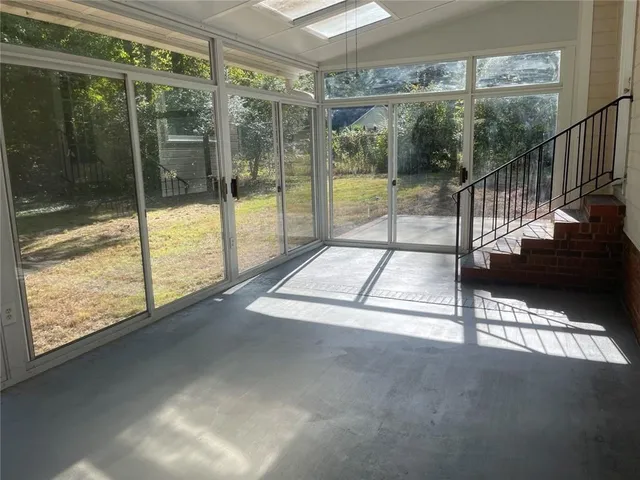 a view of outdoor space with porch