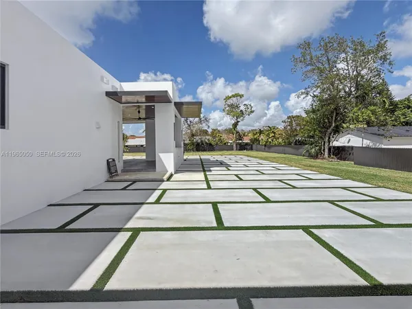a view of front door