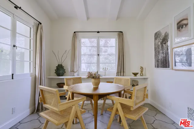 a room with furniture and window