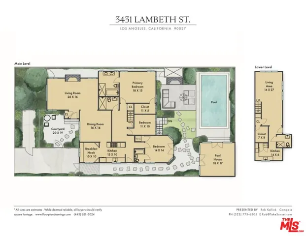 $3,750,000 | 3431 Lambeth Street, Los Angeles, CA 90027