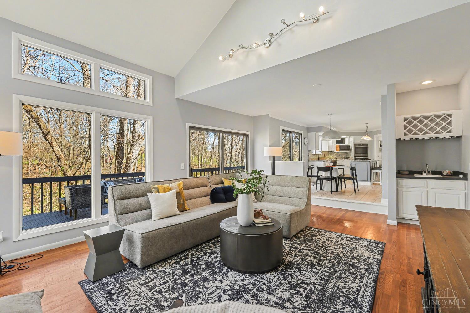 1432 Apple Hill Road Cincinnati, OH 45230 - Photo 3 of 39 Abundant Natural Light with Mid Century Vibe