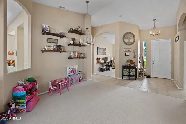 a view of game room with toys and toys