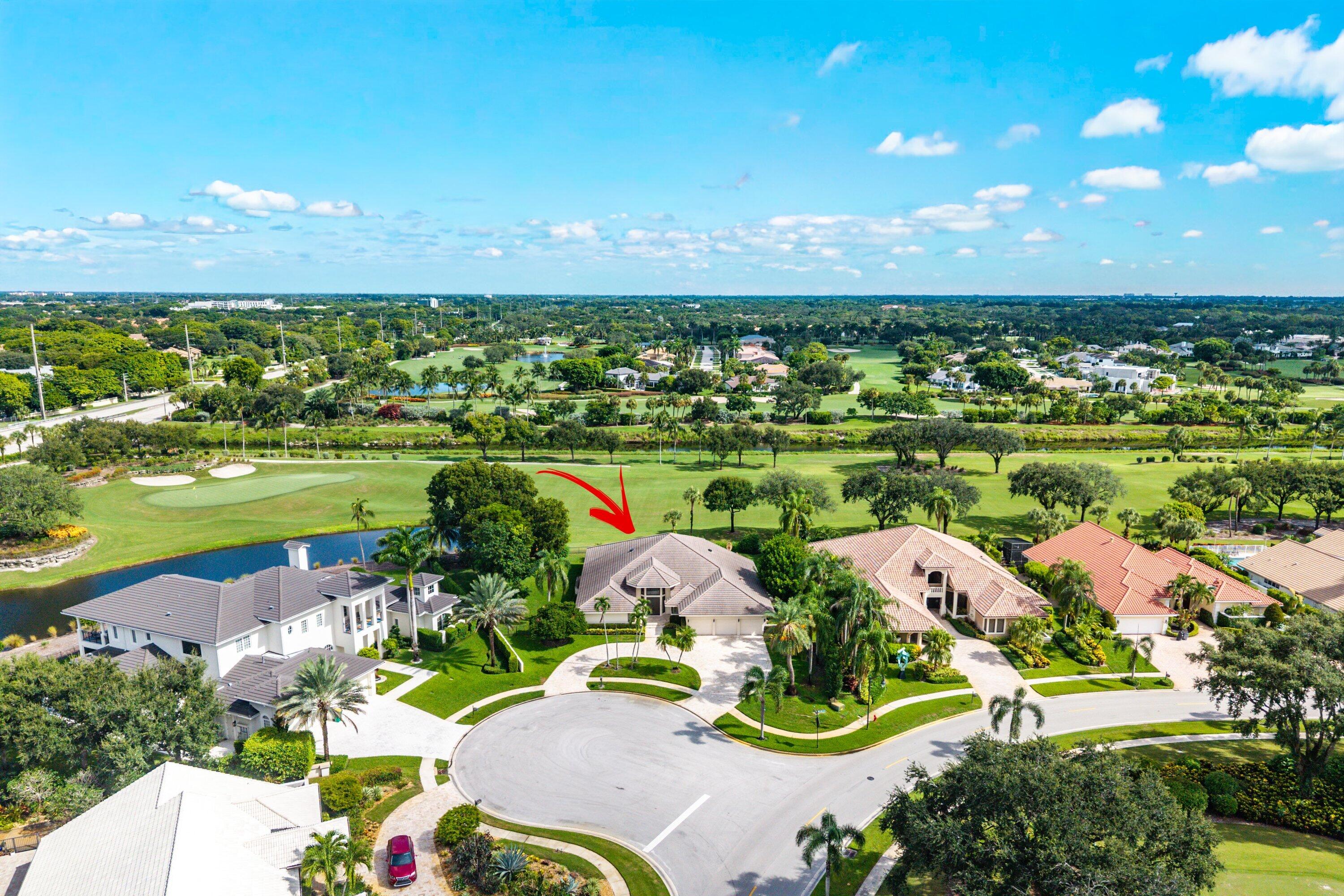 4044 Pacaya Circle Boca Raton, FL 33487 - Photo 37 of 56 Cul de sac and golf views