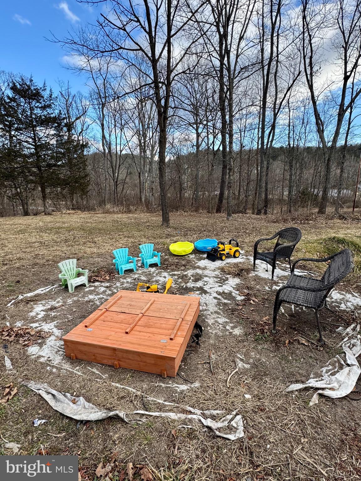 73 Mill Gap Road Brandywine, WV 26802 - Photo 35 of 35 a view of a backyard with sitting area