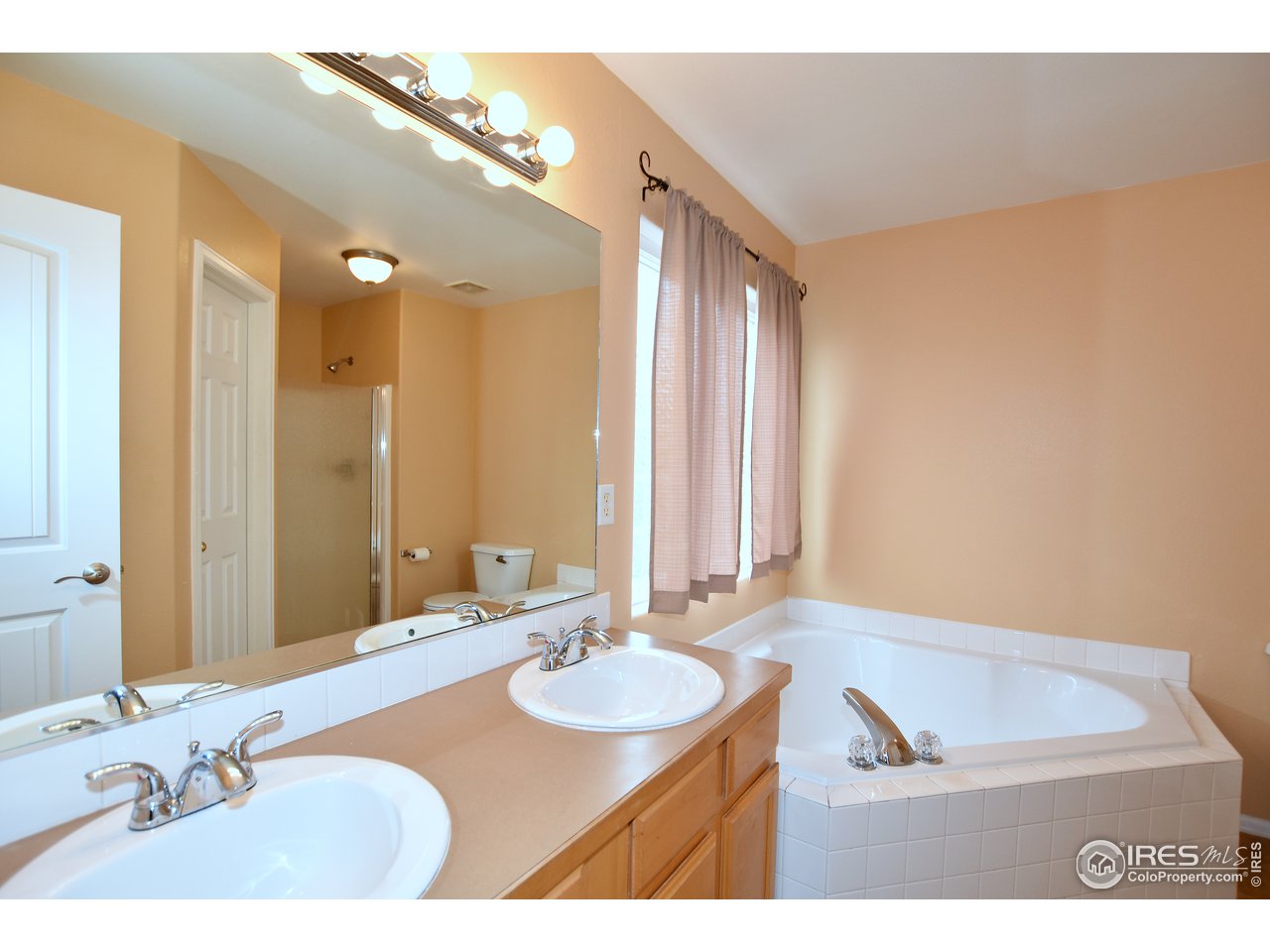 924 Cliffrose Way Severance, CO 80550 - Photo 26 of 40 a bathroom with a sink and a mirror