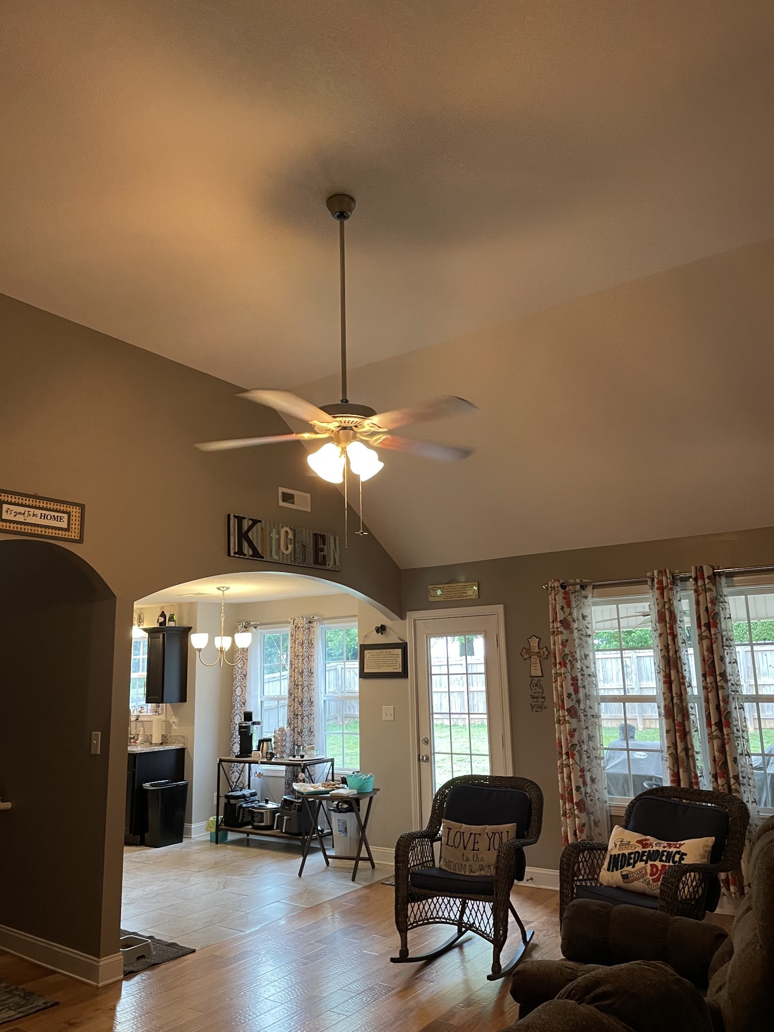 85 Good Hope Cemetery Road Oak Grove, KY 42262 - Photo 13 of 46 a living room with furniture and a chandelier