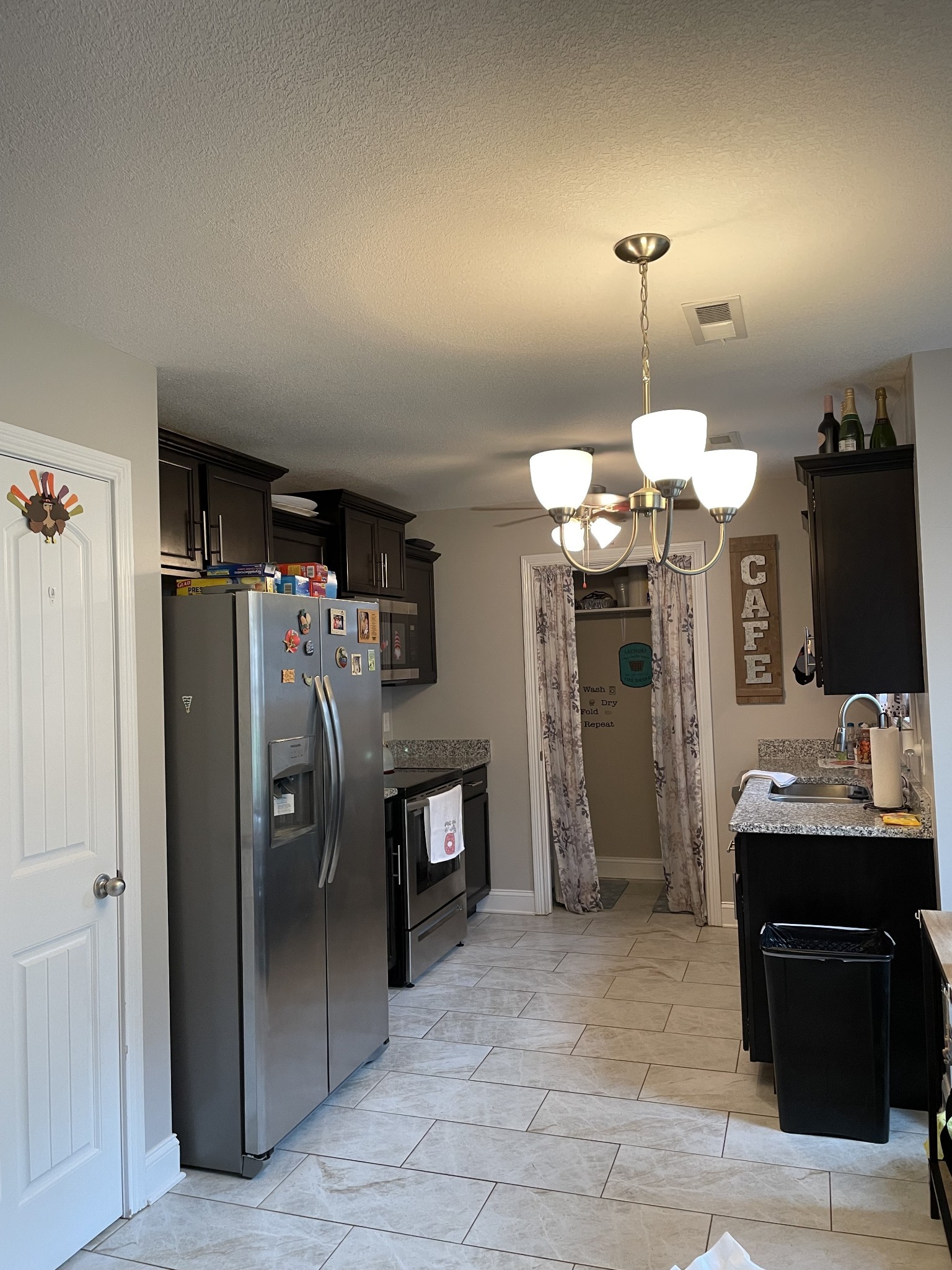 85 Good Hope Cemetery Road Oak Grove, KY 42262 - Photo 16 of 46 a view of a kitchen counter space and stainless steel appliances