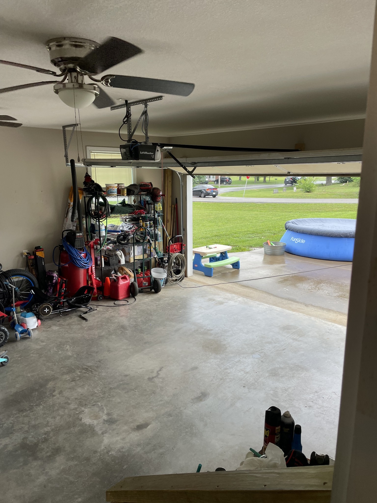 85 Good Hope Cemetery Road Oak Grove, KY 42262 - Photo 45 of 46 a view of a garage with rack and bicycle