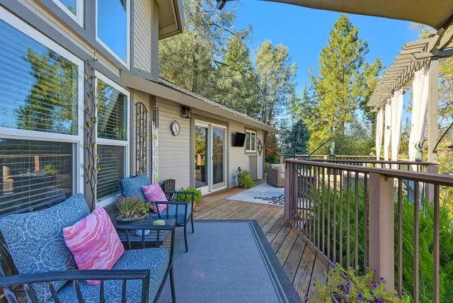 a backyard of a house