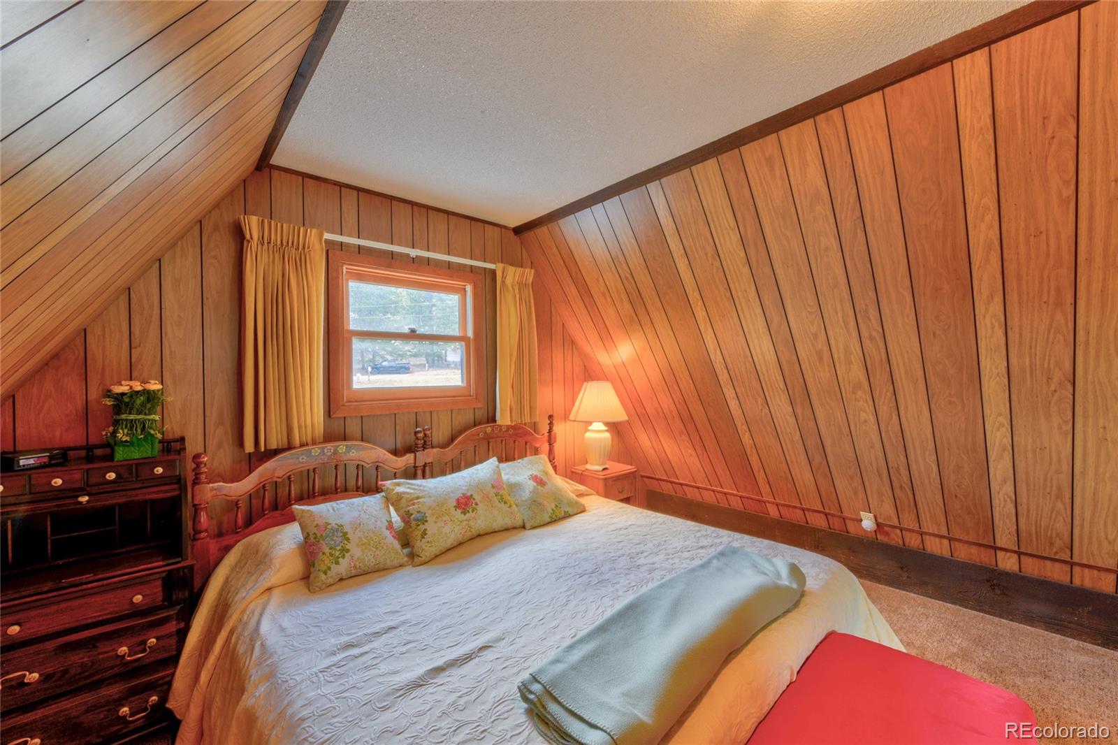202 East Platte Road Lake George, CO 80827 - Photo 20 of 34 a bedroom with a bed and a window