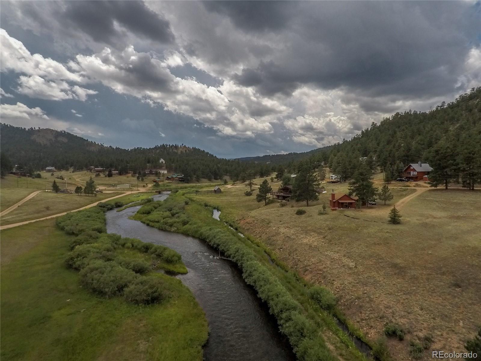 202 East Platte Road Lake George, CO 80827 - Photo 5 of 34 a view of a town with mountains in the background