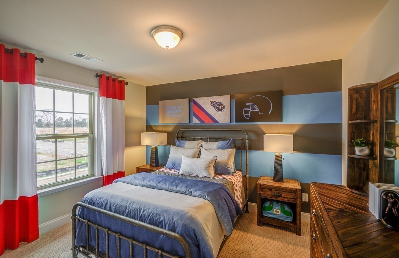 1231 Pebble Run Road Hendersonville, TN 37075 - Photo 20 of 53 a bedroom with a bed and wooden floor