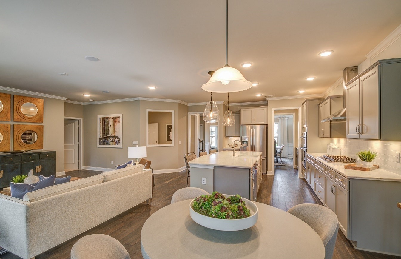 1231 Pebble Run Road Hendersonville, TN 37075 - Photo 22 of 53 a large kitchen with a table and chairs