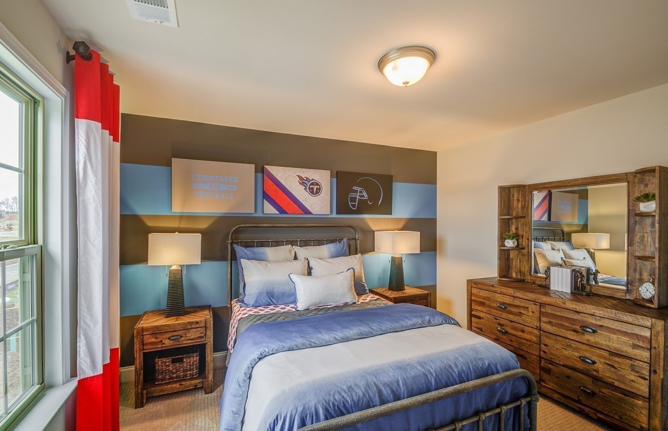 1231 Pebble Run Road Hendersonville, TN 37075 - Photo 23 of 53 a bedroom with a bed and wooden floor