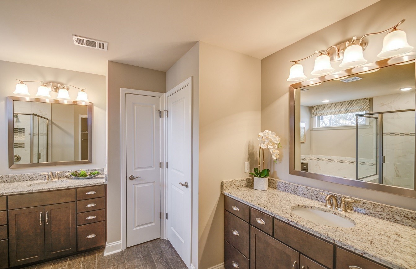 1231 Pebble Run Road Hendersonville, TN 37075 - Photo 31 of 53 a bathroom with a granite countertop sink mirror and double