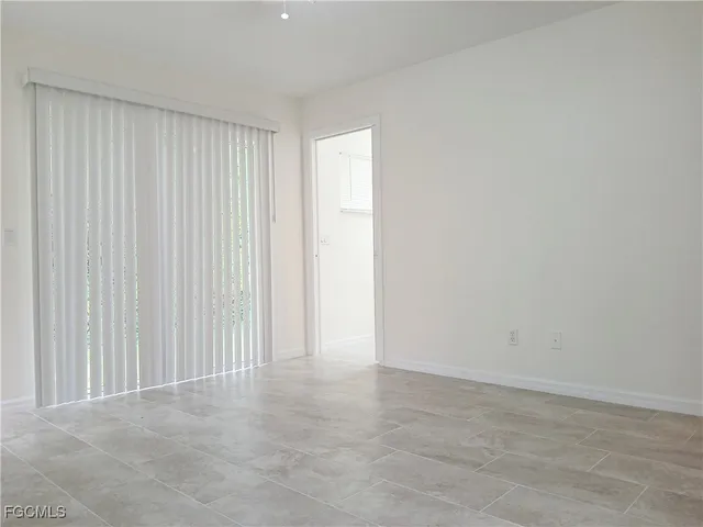 a view of an empty room